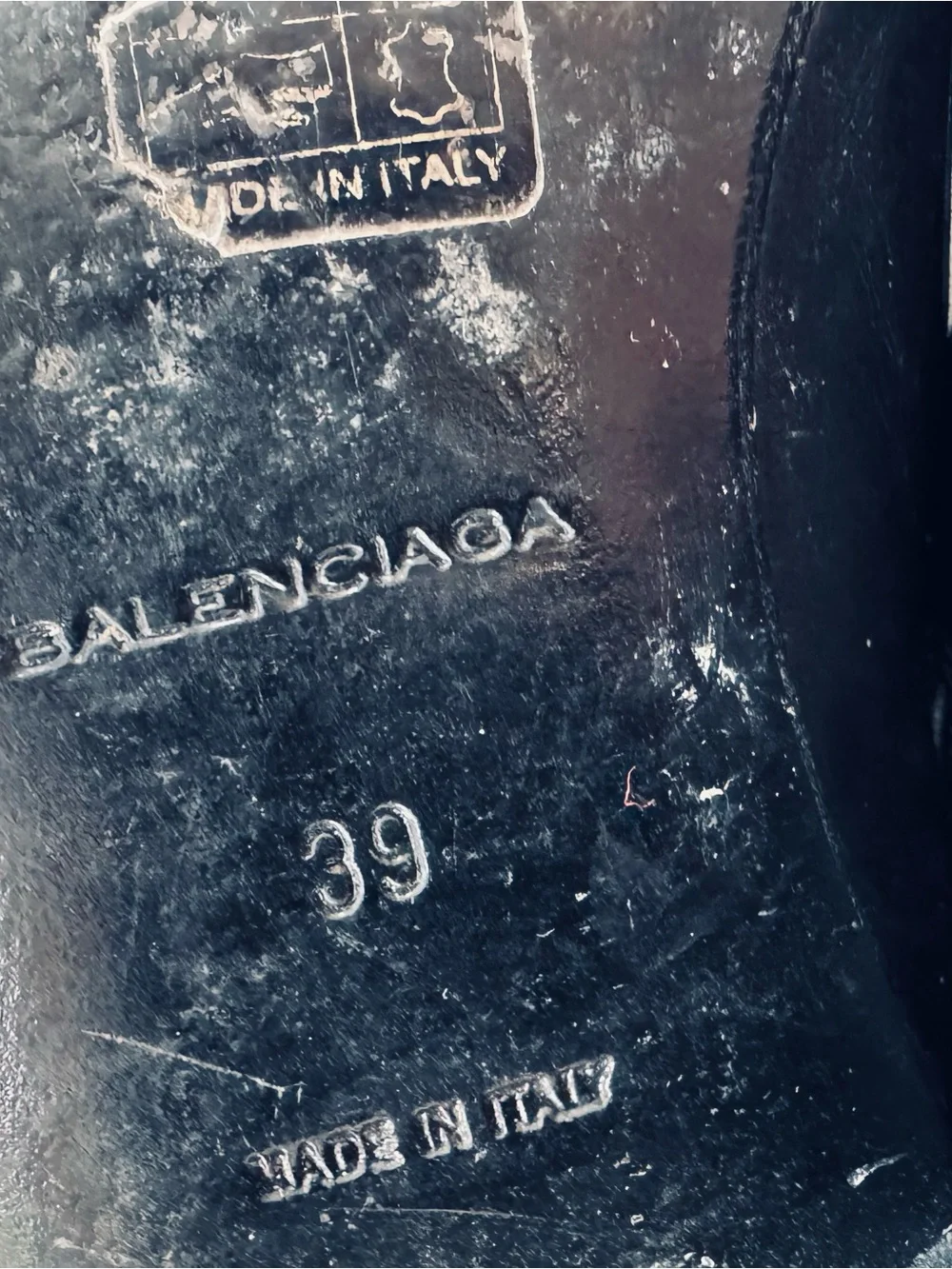 Balenciaga Women's Black Leather Chelsea Ankle Boots